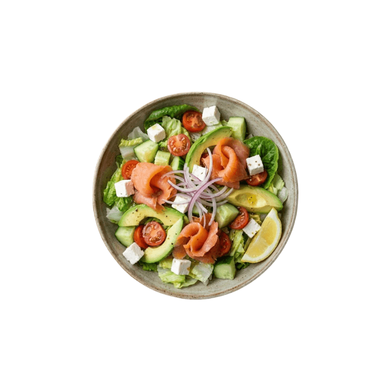 케토 연어 아보카도 샐러드 - 1